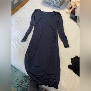 Maternity Dress - Navy, Amazon Brand